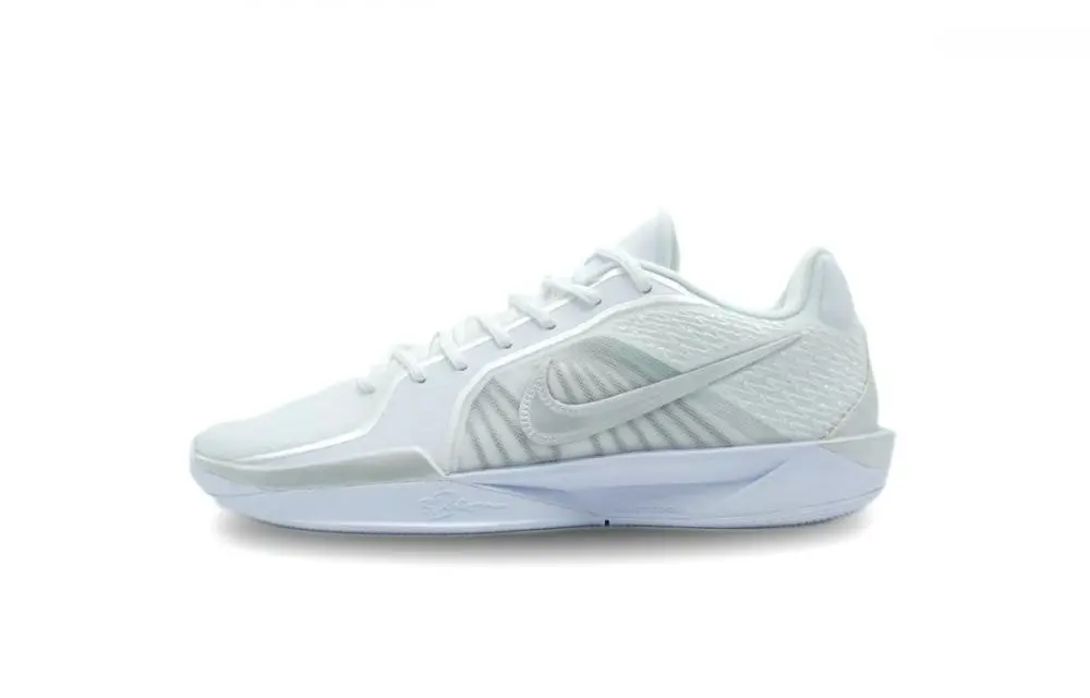 Nike Sabrina 2 Slip Resistant Low top Basketball Shoes Unisex White Silver