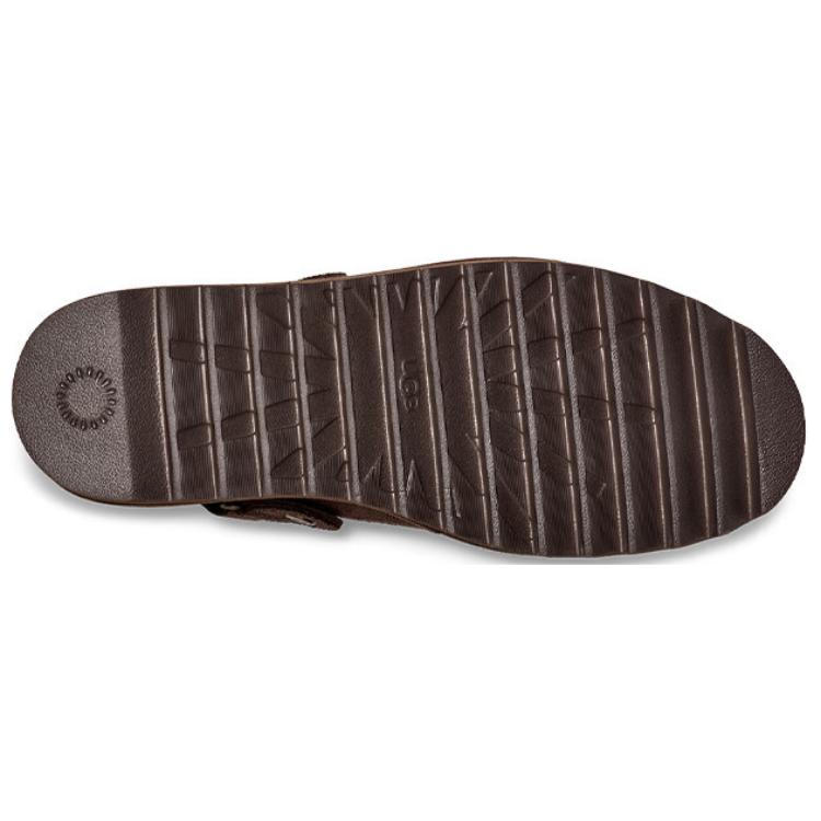 UGG Abrasion Resistant Closed Toe Slippers Women's Chocolate