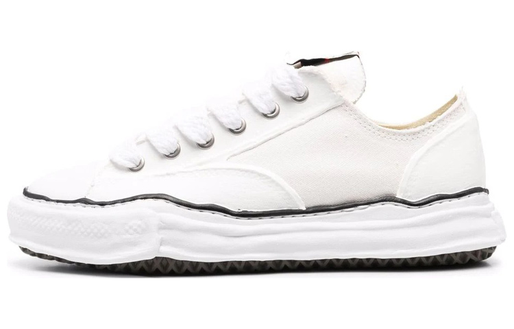 MIHARA YASUHIRO Dissolve Shoes Low-Top Skateboard Shoes Unisex White