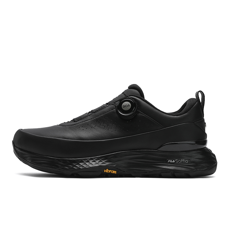 FILA VELOCITY Abrasion Resistant Coverage Low Top Golf Shoes Men's Galloping Horse Black