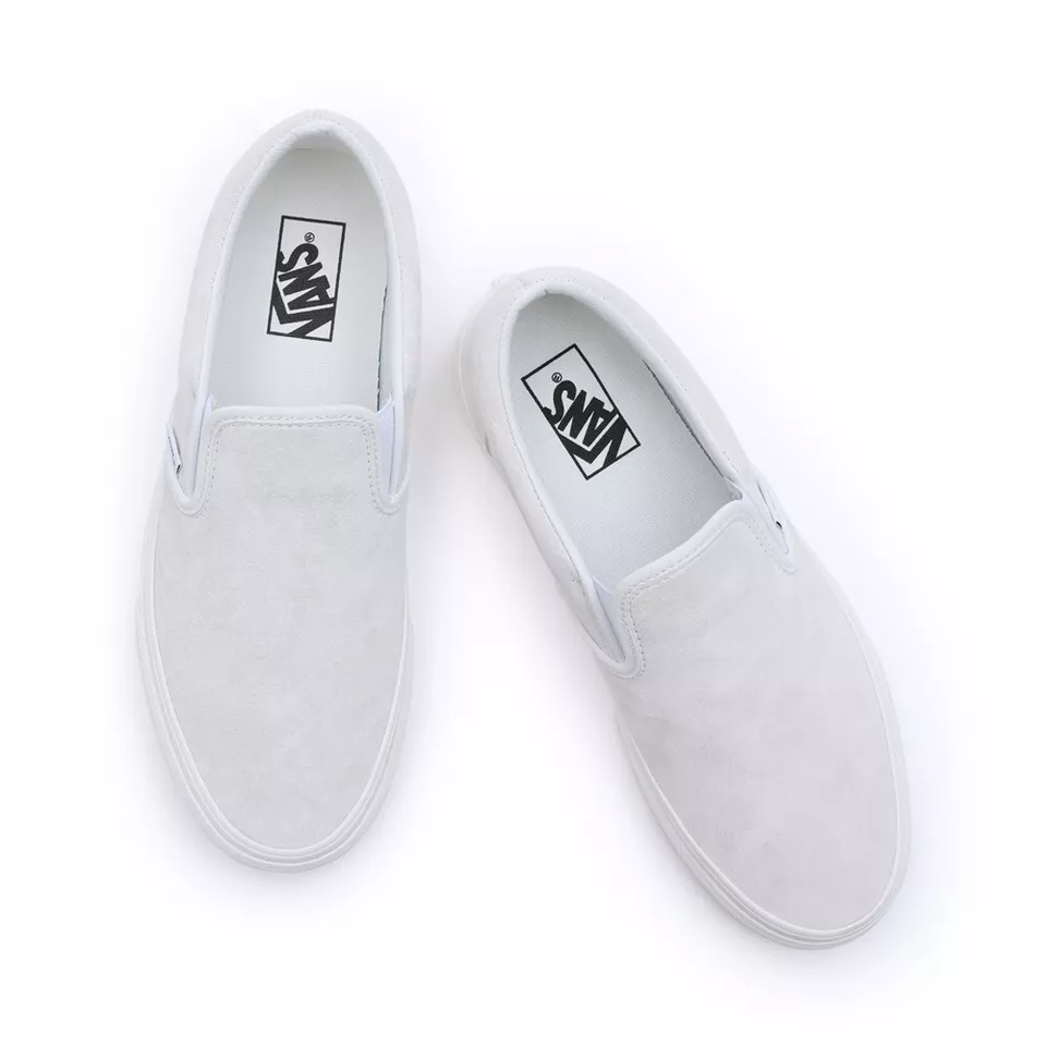 Vans Slip on Low Top Skateboard Shoes Unisex White