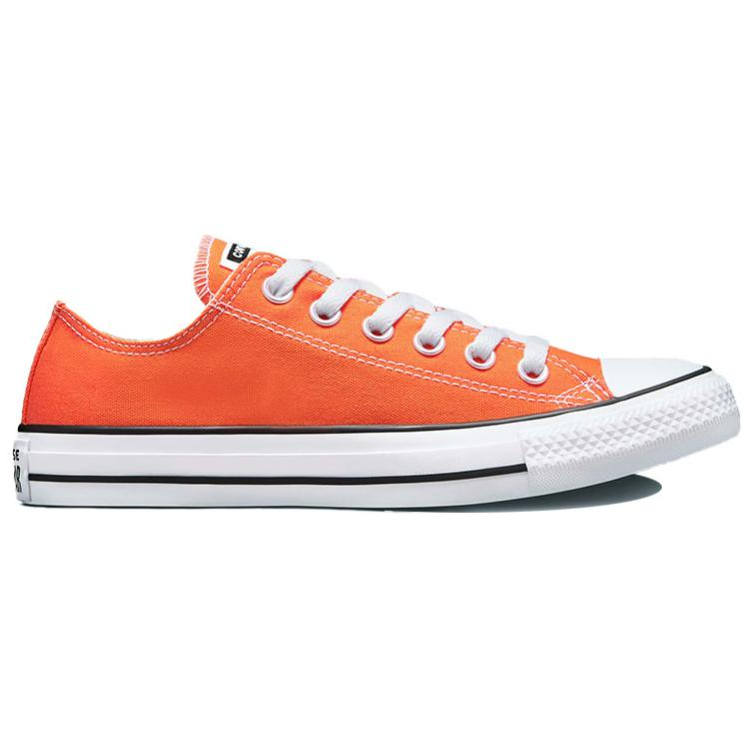 Converse All Star Anti Slip Wear Resistant Low Top Canvas Shoes Women's Orange