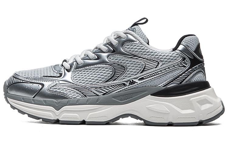Kappa Hydrogen Track Breathable And Lightweight Low Top Casual City Commute Casual Running Shoes Unisex Gray