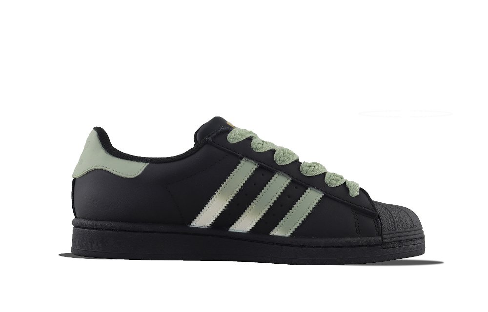 Adidas Originals SUPERSTAR Anti-Slip Wear-Resistant Low-Top Skateboard Shoes Unisex Black