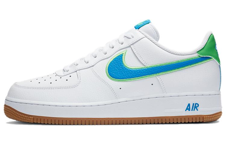 Nike Air Force 1 Low White Poison Green Photo Blue Gum
