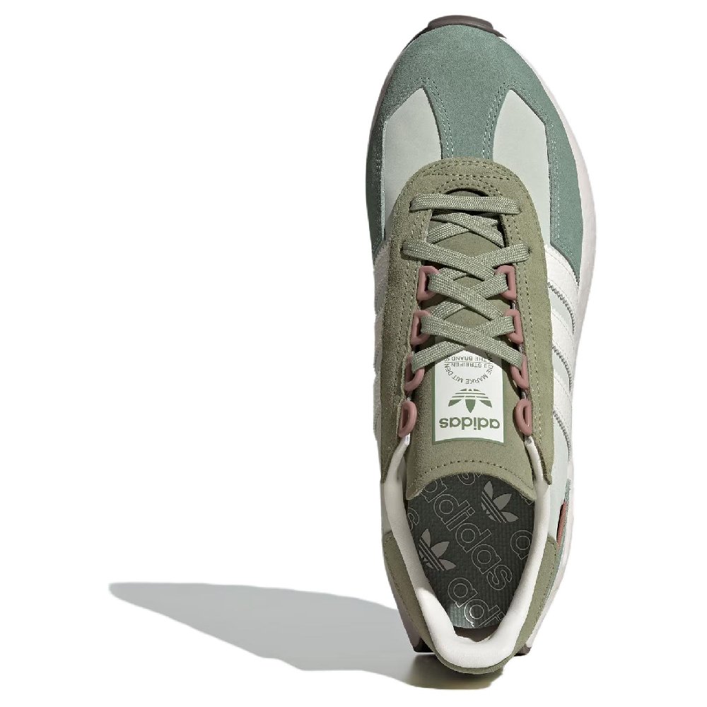 Adidas Originals Retropy E5 Anti-Slip Wear-Resistant Low-Top Casual Running Shoes Women's Green White