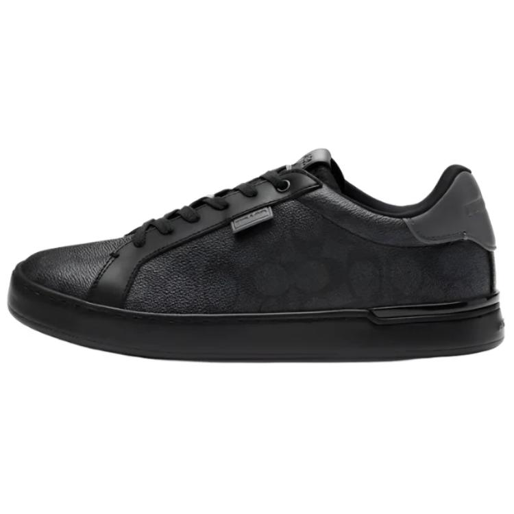 COACH Low Top Stylish Skateboarding Shoes Men's Black