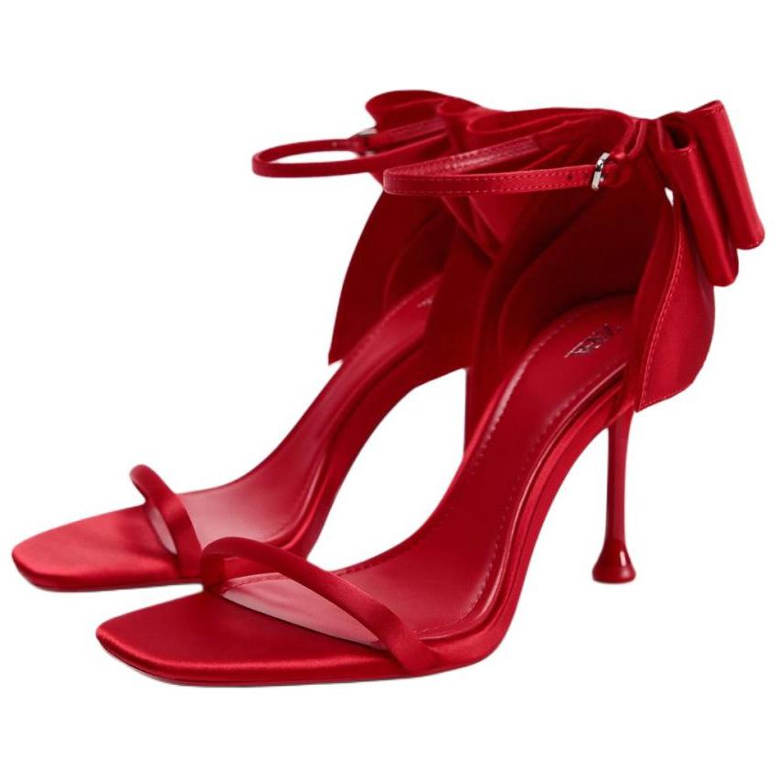 ZARA One Strap Sandals Women's Red купить в интернет-магазине Yoocart с быстрой доставкой по России.