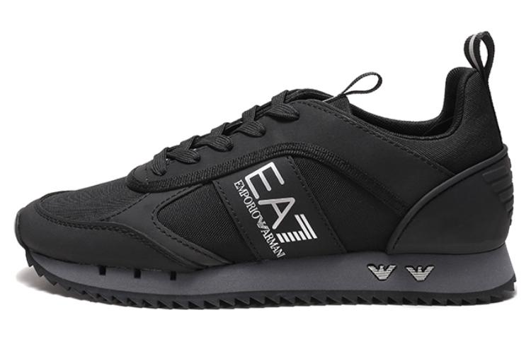 EMPORIO ARMANI Logo Patch Lace-Up Sneakers