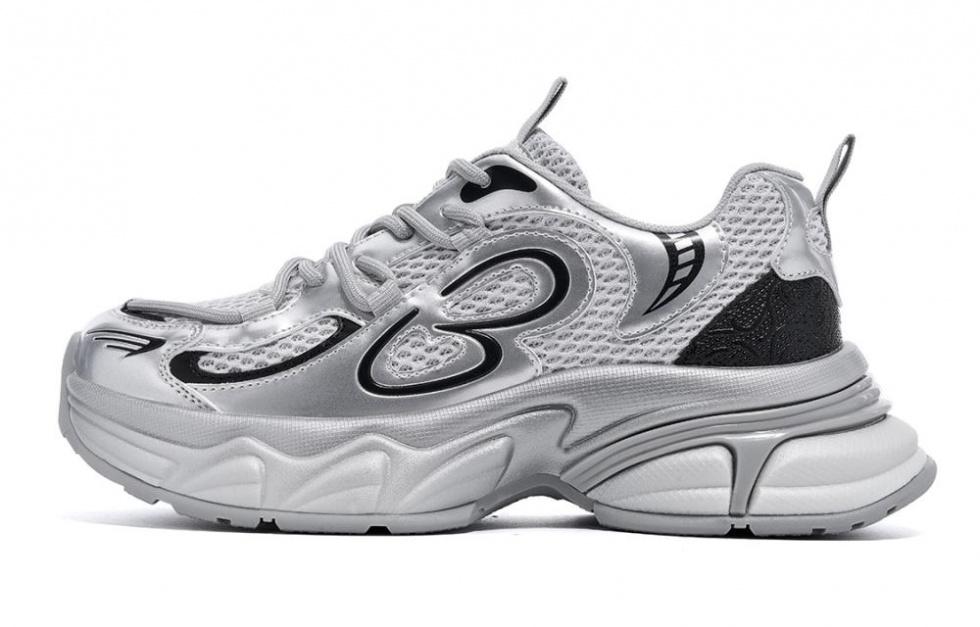 EBLAN Low-Top Chunky Sneakers Women's Silver