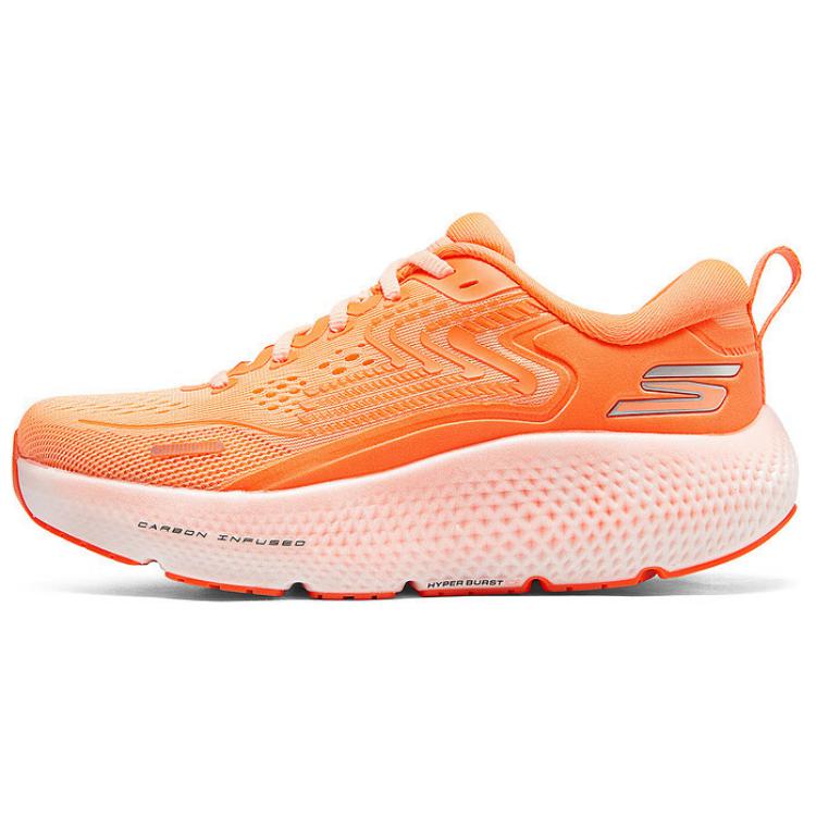 Skechers Arch Fit Durable Breathable Low-Top Casual Shoes Women's Orange White