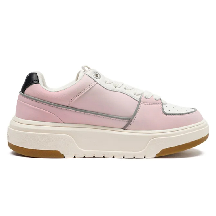 MLB Chunky Liner Lover's Paper Plane Pink Cloud Fantasy Anti Slip Wear Resistant Low Top Skateboard Shoes Unisex Ecru