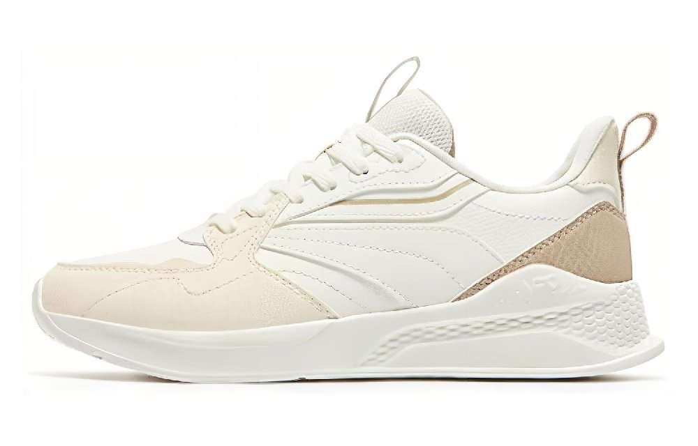 361° Anti Slip Wear Resistant Low Top Casual Shoes Women's White Beige