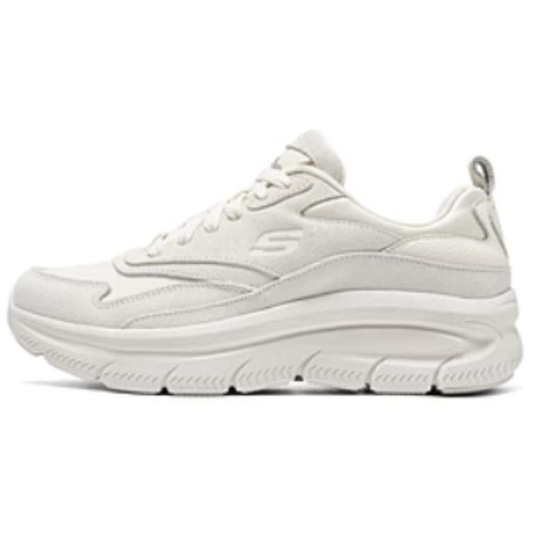 Skechers DLITES Wear-resistant And Lightweight Low-Top Casual Shoes Women's White
