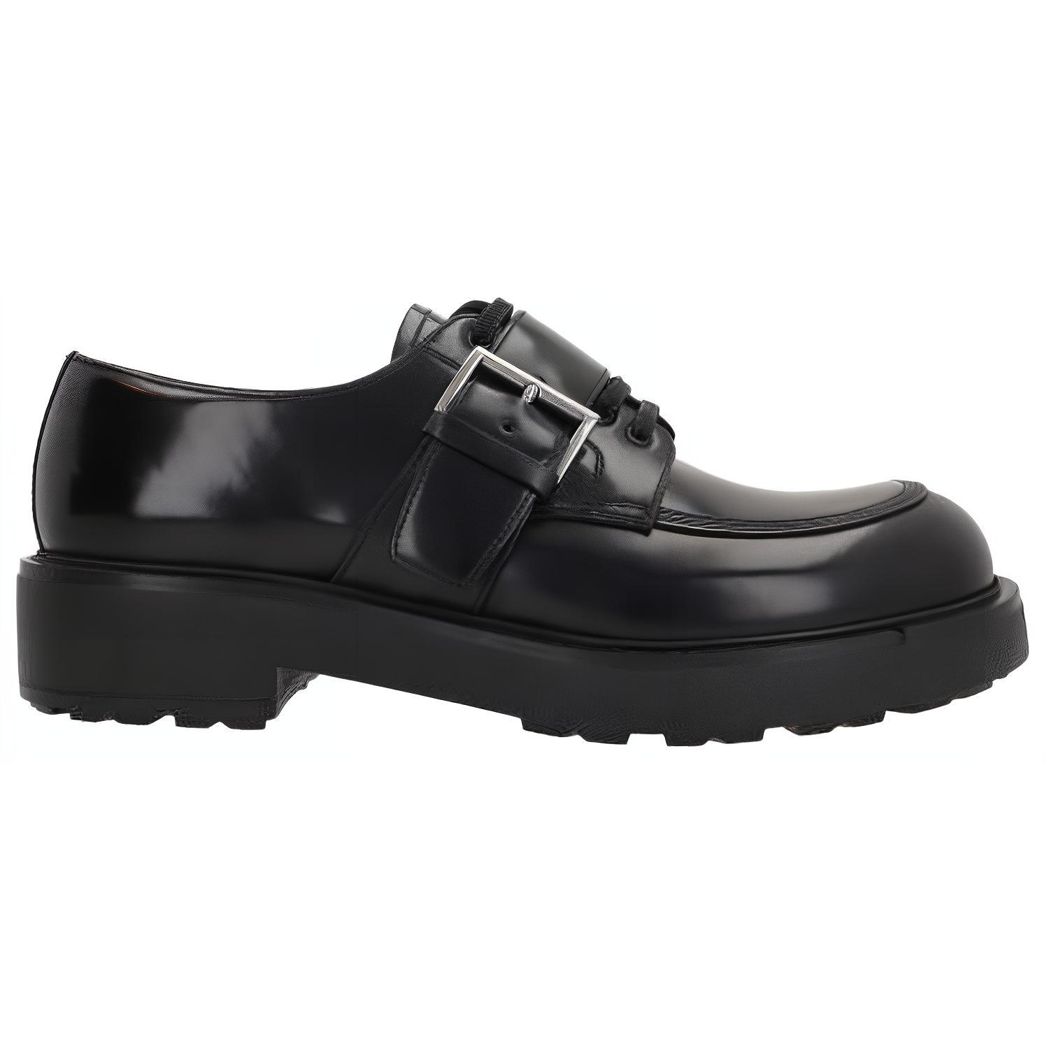 PRADA Diapason Casual Single Shoes Men's Black