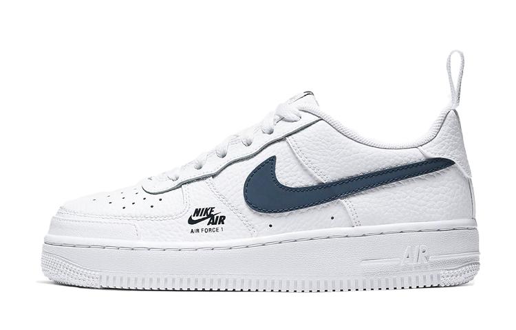 Nike Air Force 1 Low 07 White Obsidian GS