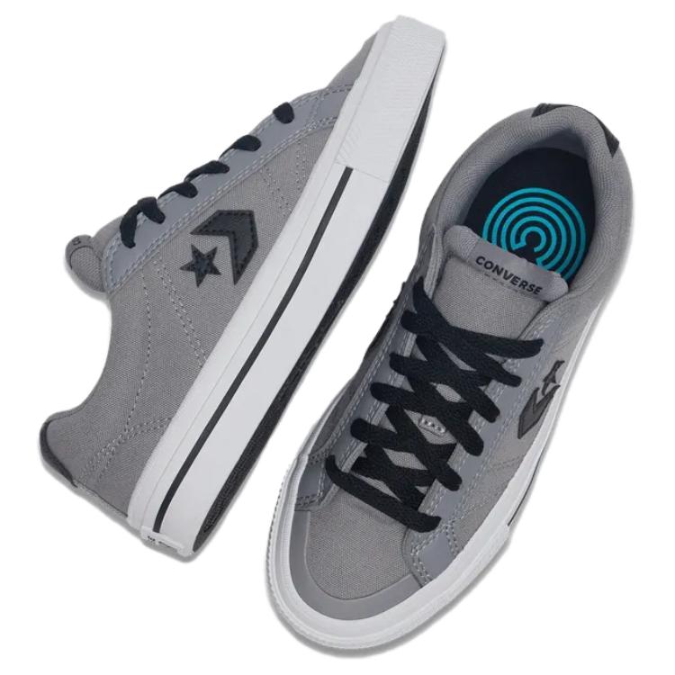 Converse Sport Casual Low Top Skateboard Shoes Unisex Gray Black