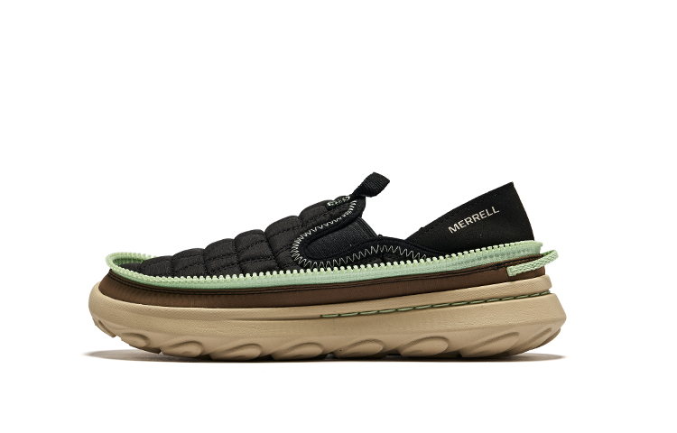 MERRELL Hutmoc 2 Outdoor Shoes Women's Low-Top Black Green