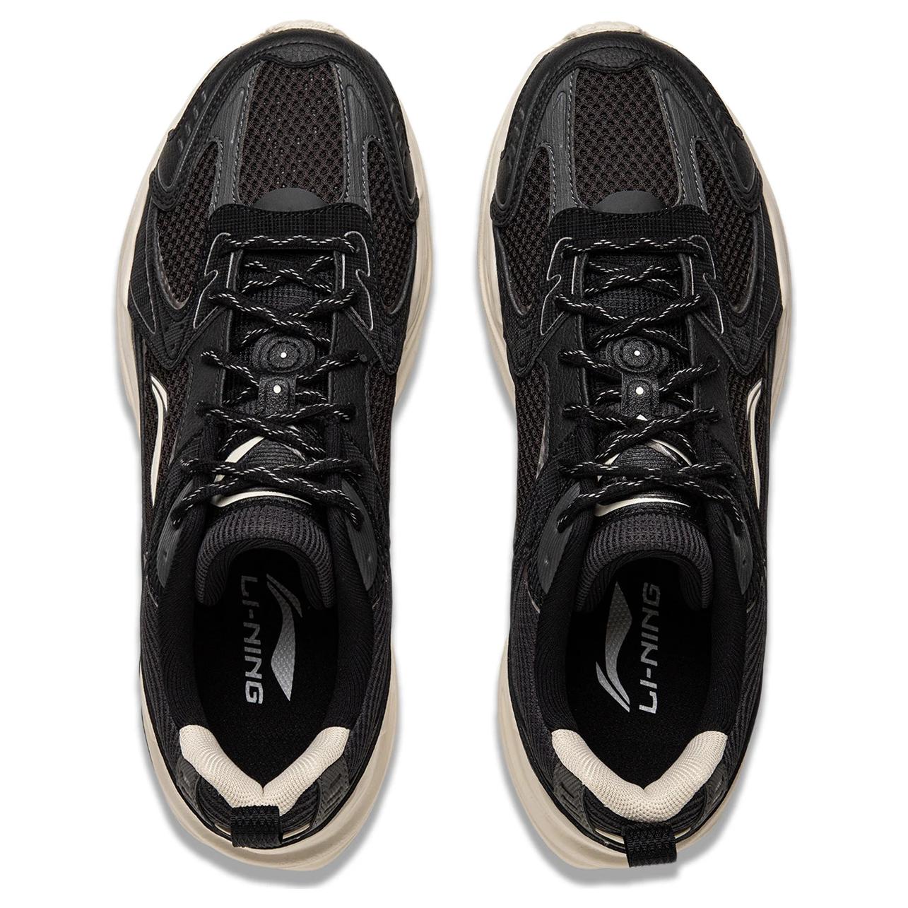 LiNing Meteor 2K Cushioning, Slip Resistant, Abrasion Resistant Support Low Top Chunky Sneakers Men's Black купить в интернет-магазине Yoocart с быстрой доставкой по России.