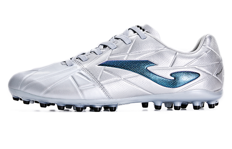 Joma Training Series MG Rubber Short Studs Anti Slip Wear Resistant Soccer Shoes Men's Silver