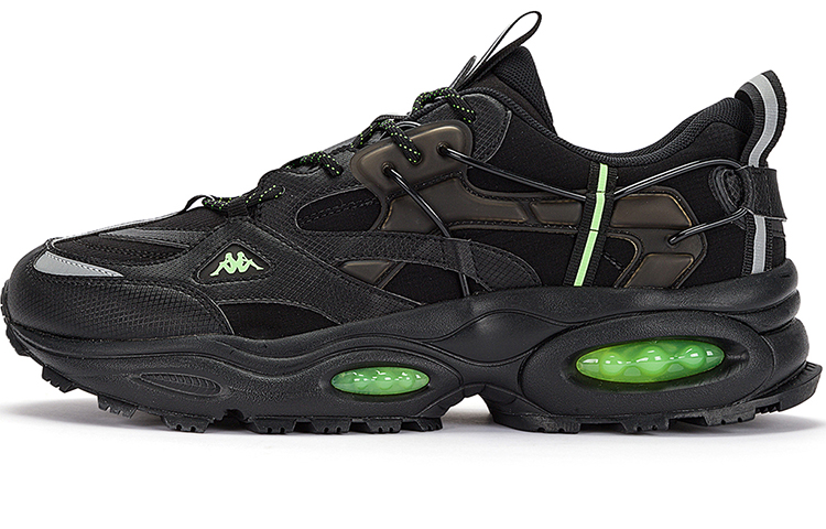 Kappa Low-Top Chunky Sneakers Unisex Black