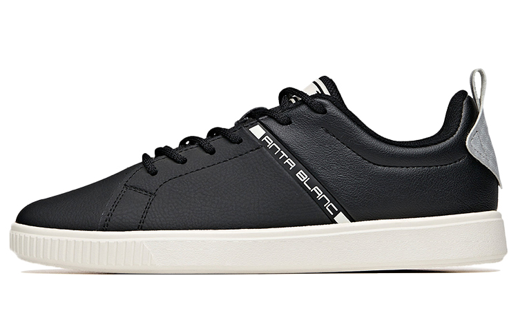 Anta Low-Top Skateboard Shoes Women's Black Silver White