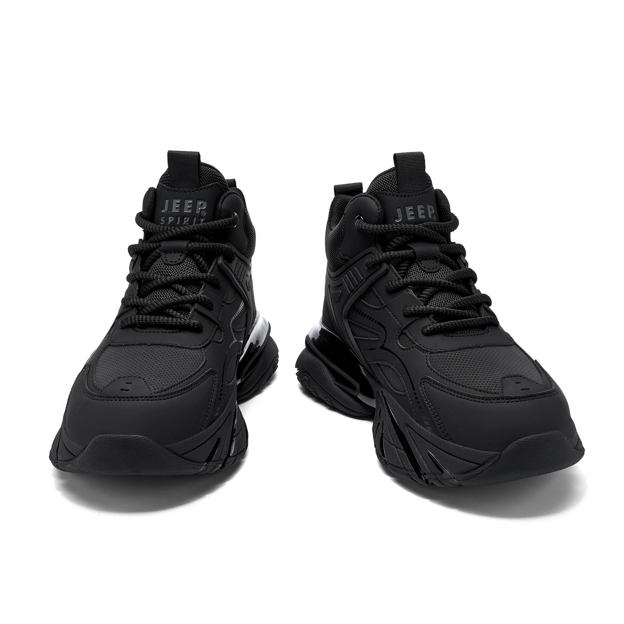 JEEP SPIRIT High Top Outdoor Shoes Men's Graphite Black купить в интернет-магазине Yoocart с быстрой доставкой по России.