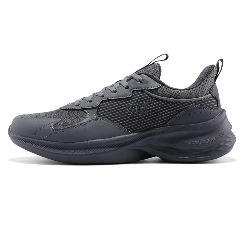 361° Anti-Slip And Wear-Resistant Lightweight Low-Top Sprint Running Shoes Men's Gray