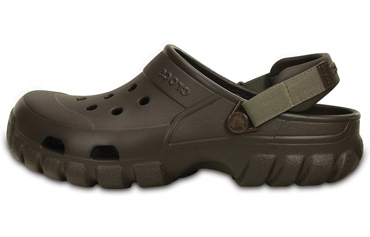 Crocs Minimalistic Wear Resistant Cozy Sports Unisex Brown Sandals
