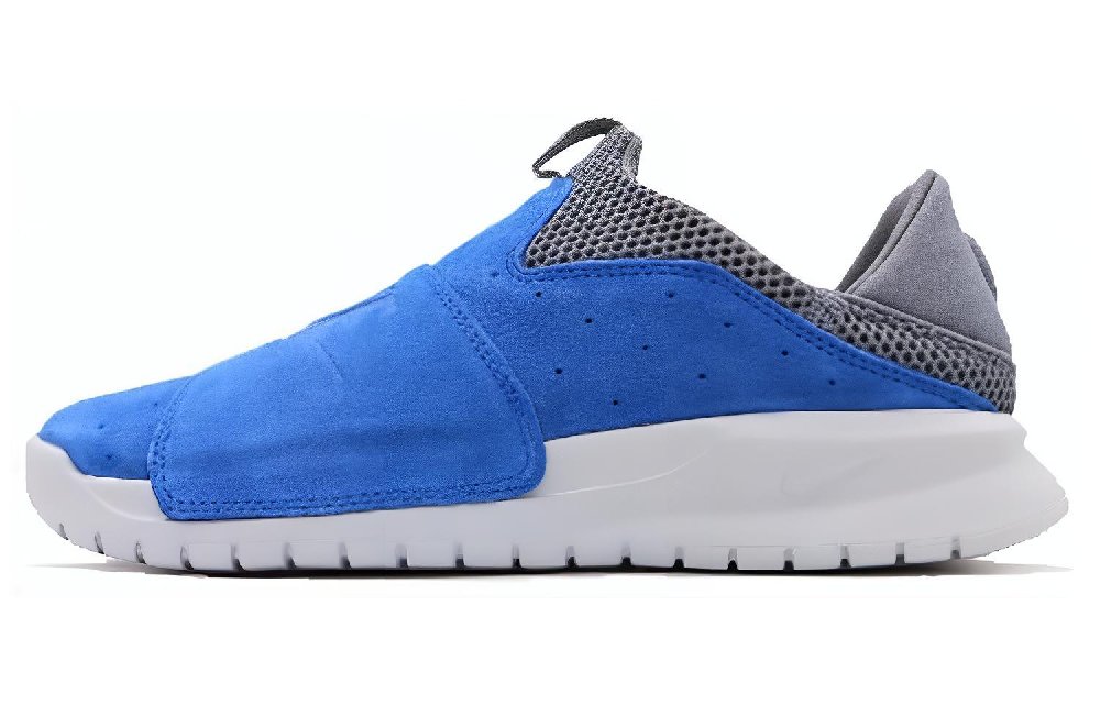 Nike Benassi Slip Durable Breathable Low-Top Casual Shoes Men's Blue Gray
