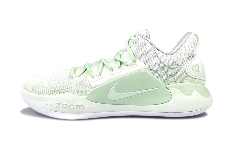 Nike Hyperdunk X Low 10 Cushioned Slip-Resistant Low-Top Basketball Shoes Men's White Green