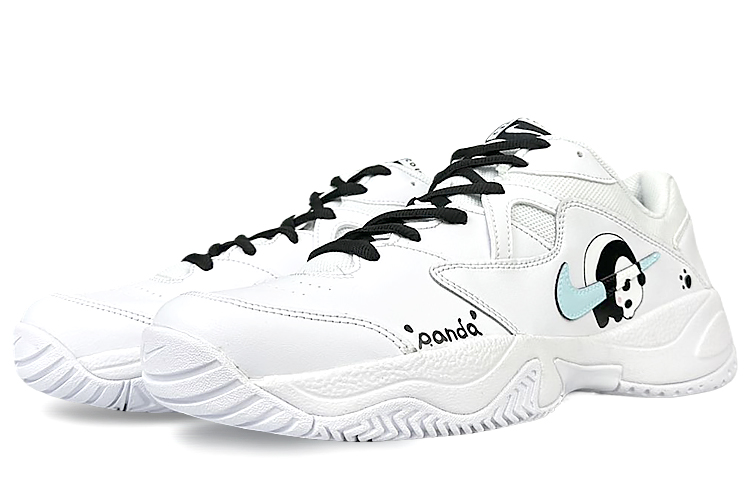 Nike Court Lite 2 Cushioned Slip-Resistant Low-Top Chunky Sneakers Men's Black White купить в интернет-магазине Yoocart с быстрой доставкой по России.