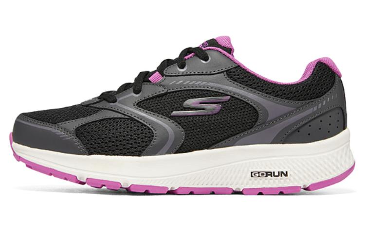 Skechers Running Shoes Women's Low-Top Black Purple