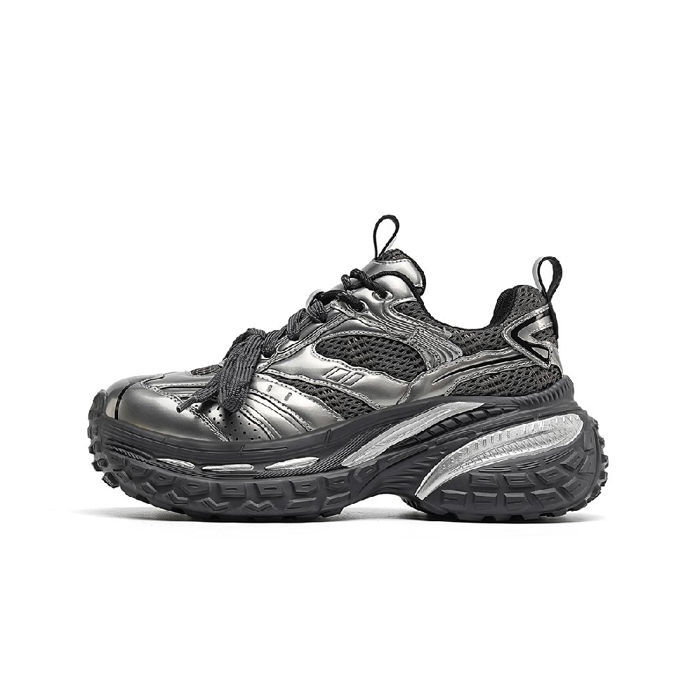 EBLAN Low-Top Chunky Sneakers Women's Gunmetal