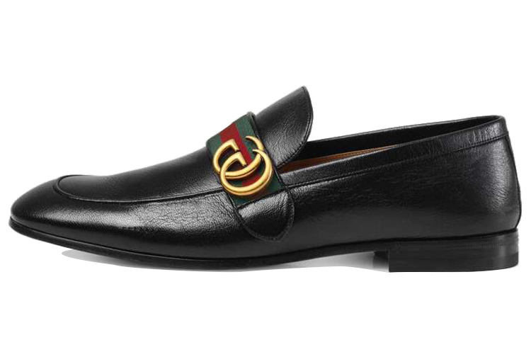 GUCCI Men's Black Leather Loafer