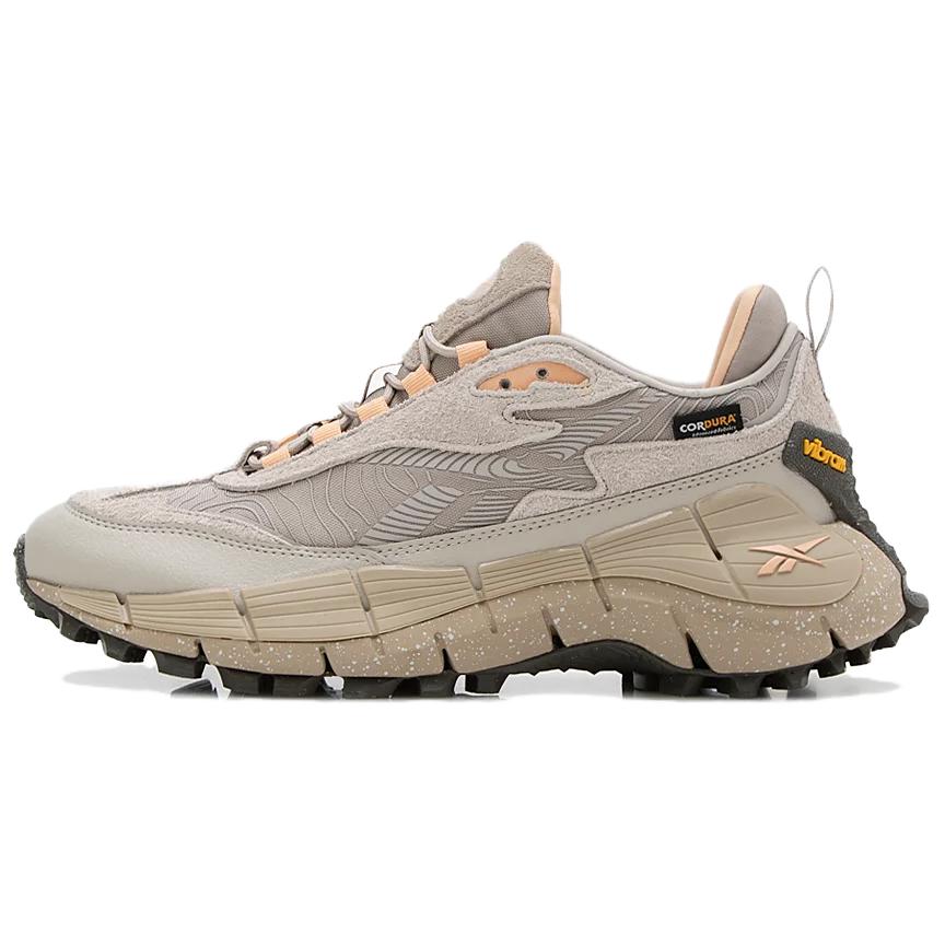 Reebok ZIG KINETICA 2.5 EDGE Slip Resistant, Abrasion Resistant, Waterproof Low Top Running Shoes Unisex Gray