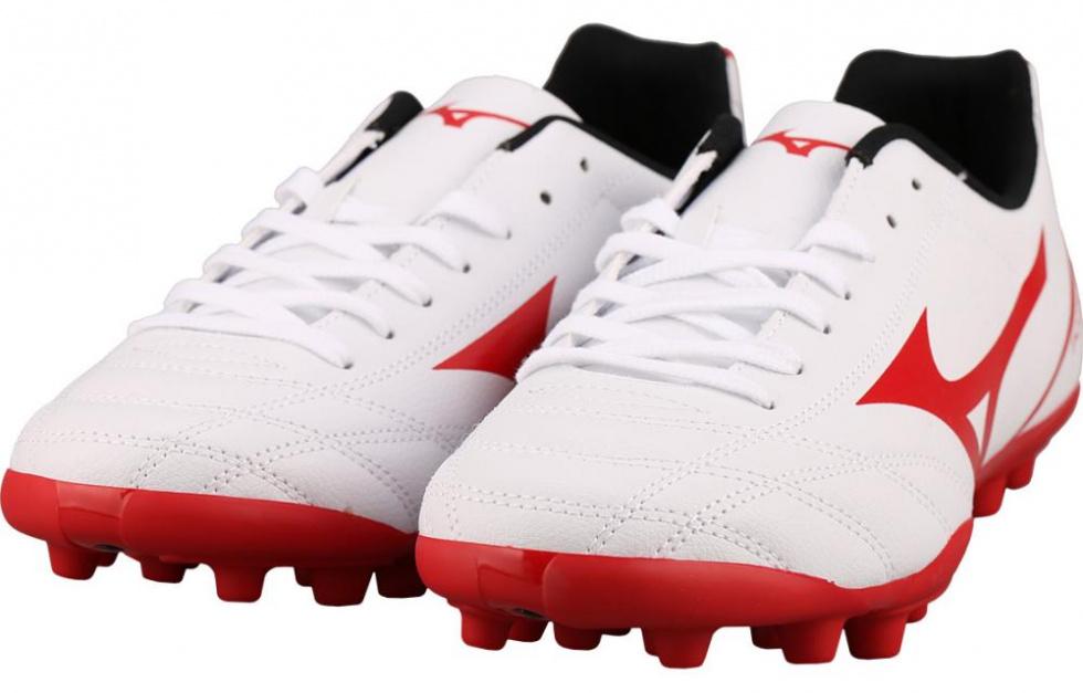 Mizuno Potrero Wide Ag Short Nail Soccer Shoes White/Red купить в интернет-магазине Yoocart с быстрой доставкой по России.