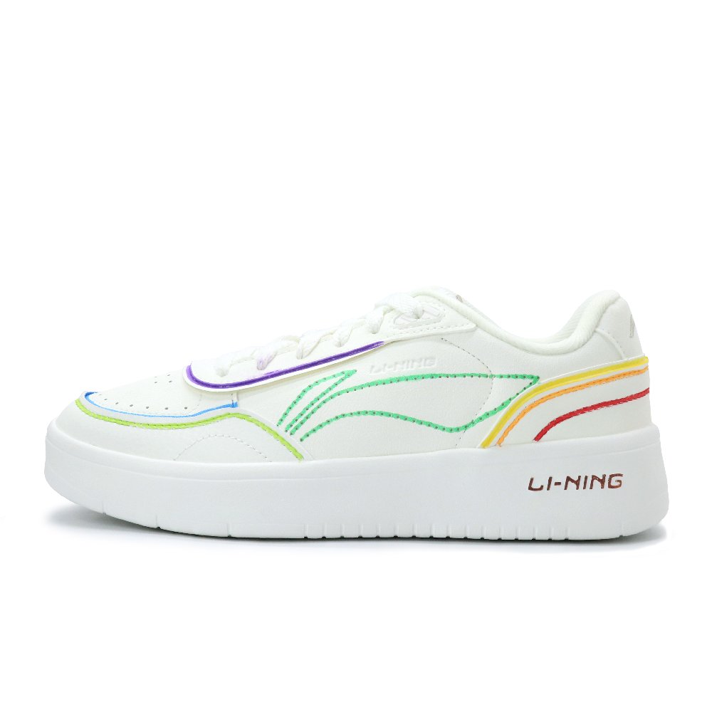 LiNing Su Abrasion Resistant, Lightweight, And Breathable Low Top Skateboard Shoes Women's White