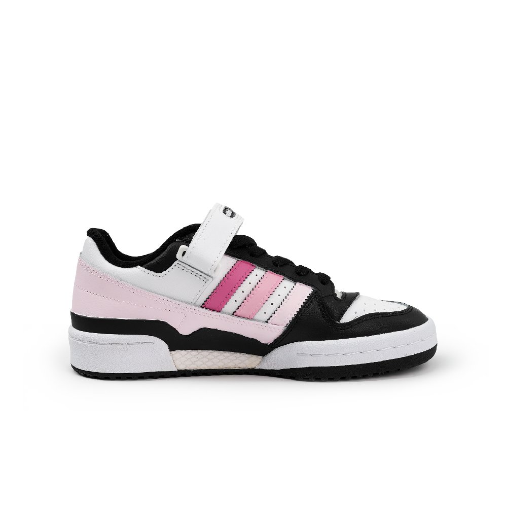 Adidas Originals FORUM Skateboard Shoes Unisex Low Top White//Pink