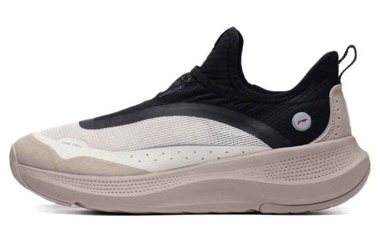 LiNing Soft Go Anti-Slip And Wear-Resistant Breathable Low-Top Sports Casual Shoes Men's Gray Black