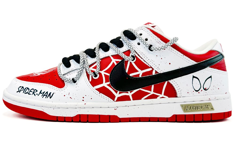 Nike Dunk Low-Top Skateboard Shoes Men's Red