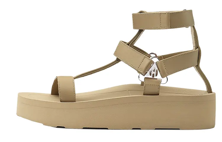 HERMES One Strap Sandals Women's Brown