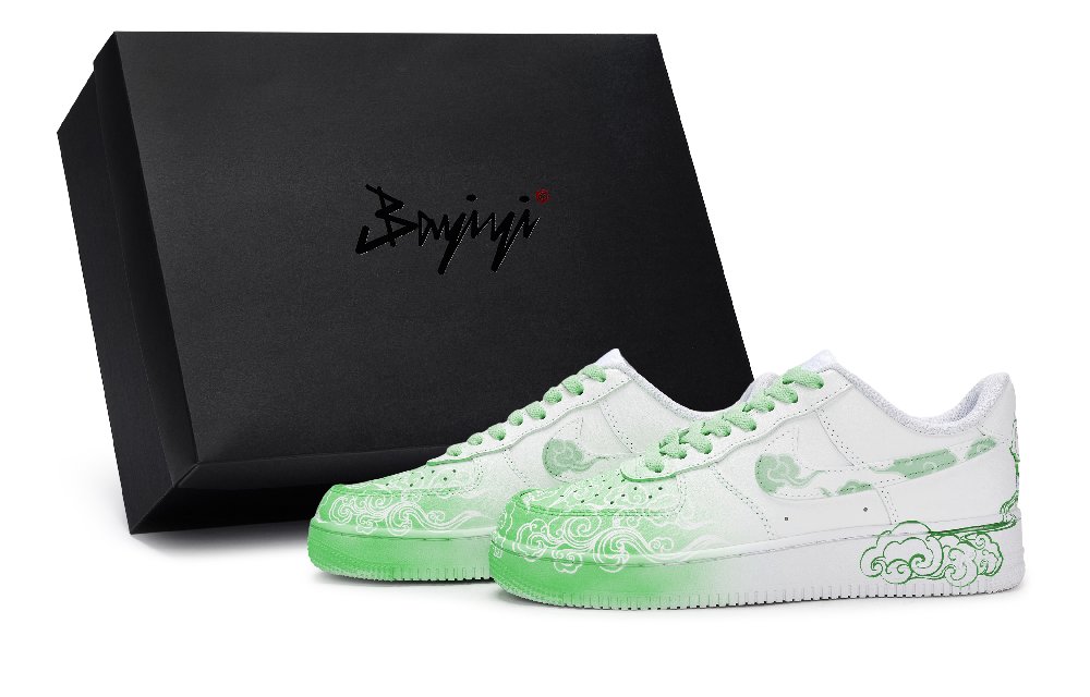 Nike Air Force 1 Skateboard Shoes Unisex Low Top Green