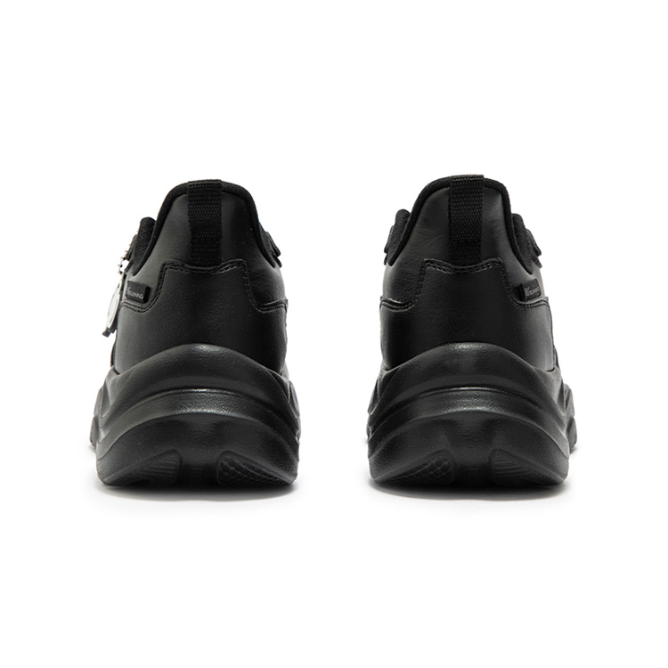 361° Linglong Series Cushioned Wear-Resistant Water-Resistant Low-Top Casual Running Shoes Women's Obsidian Black