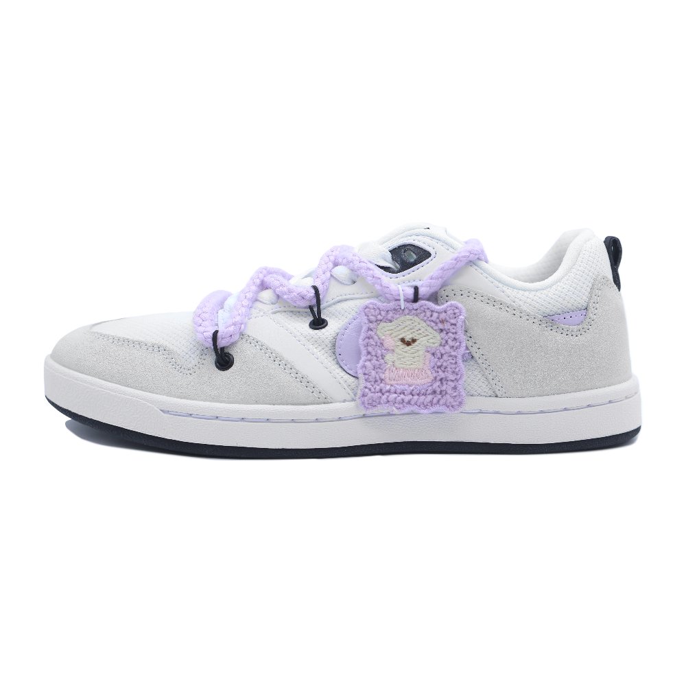 Nike SB Alleyoop Skateboard Shoes Women's Low-Top Black White Purple