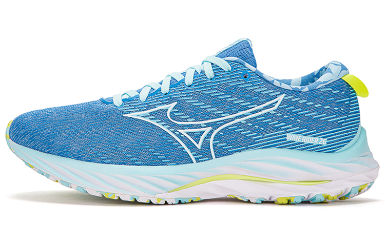 Mizuno Wave Rider 26 'Sky Blue White Grey Green' Women's