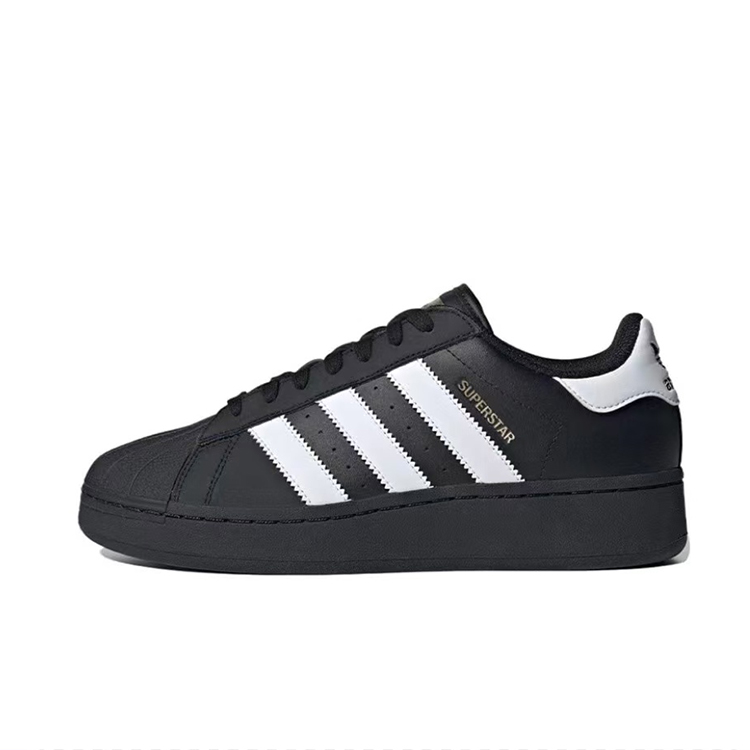 Adidas Originals SUPERSTAR XLG Anti-Slip Wear-Resistant Low-Top Skateboard Shoes Unisex Black