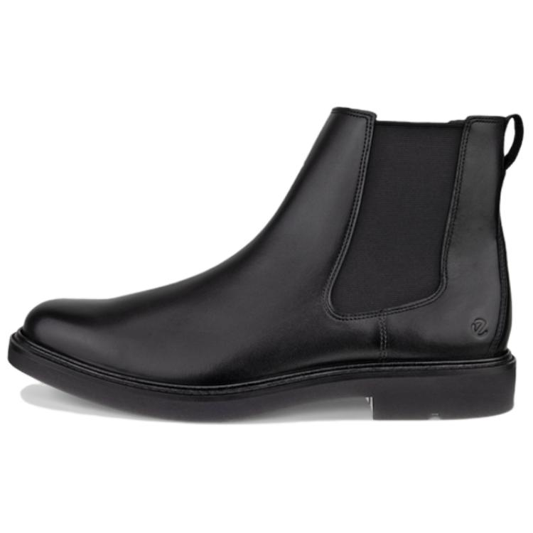 Ecco Short Chelsea Boots Men's Black