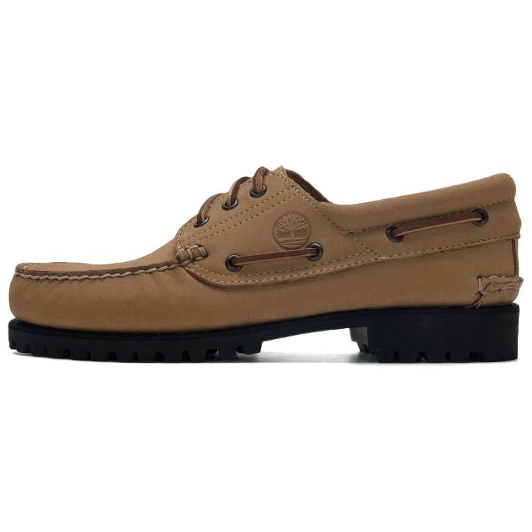 Timberland AUTHENTICS Collection Abrasion Resistant Grip Low Top Mountaineering Hiking Shoes Men's Brown