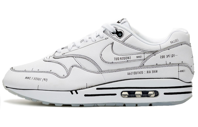 Nike Air Max 1 Беговые кроссовки Низкие Кроссовки Унисекс